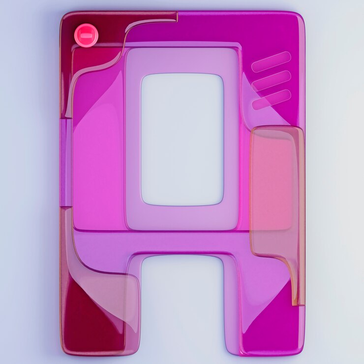 Foto gratuito vista 3d delle lettere dell'alfabeto