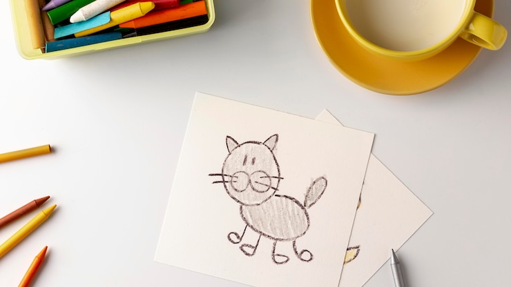 Foto gratuito vista dall'alto bellissimo concetto di disegno