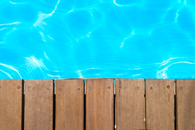 Vista dall'alto della piscina