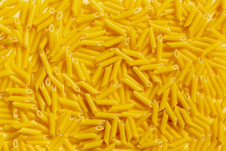 Foto gratuito vista dall'alto di pasta italiana
