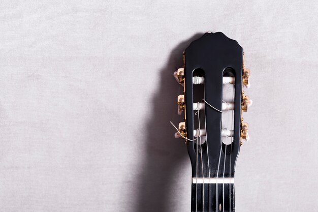 Vista dall&#39;alto di una chitarra