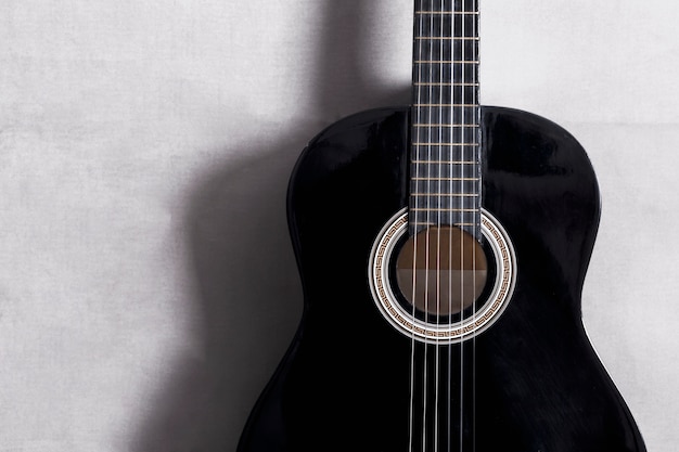 Vista dall&#39;alto di una chitarra