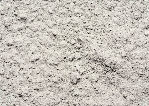 Vista dall'alto in polvere di argilla