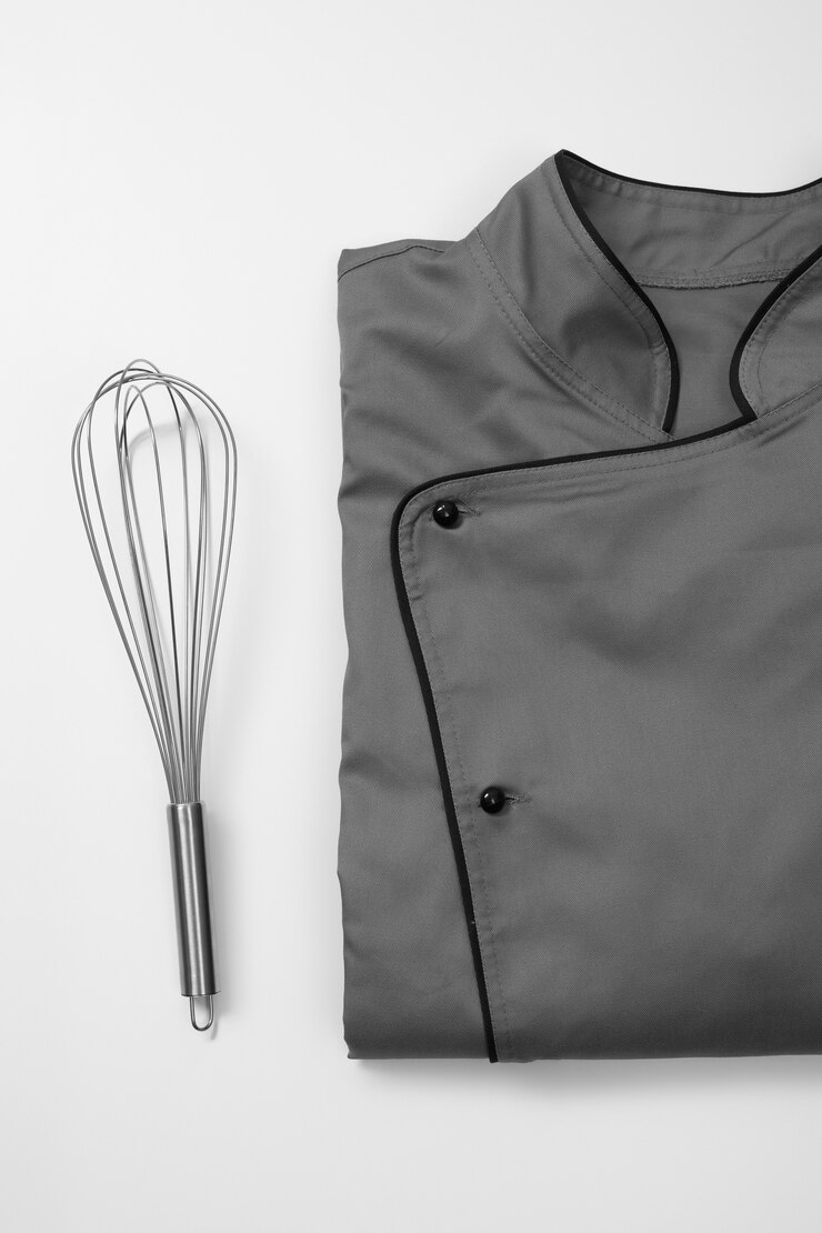 Foto gratuito vista dall'alto sull'abbigliamento da chef