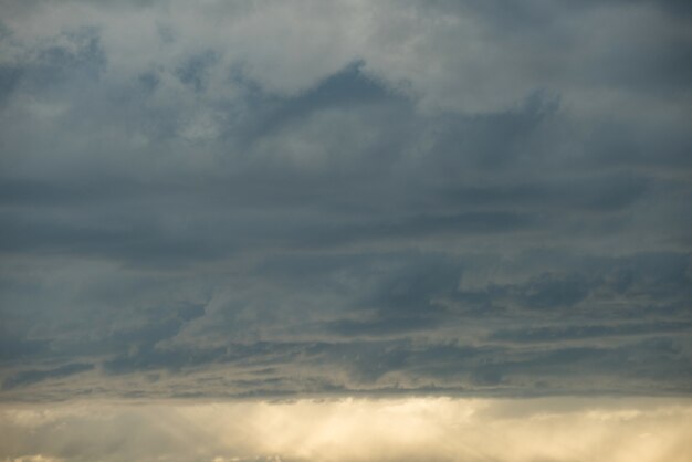 Vista del cielo durante il tramonto