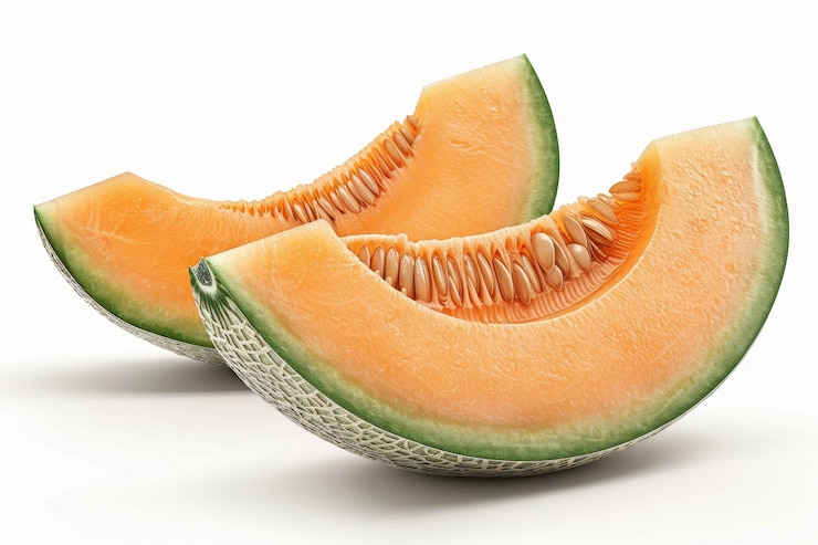Foto gratuito vista del delizioso e salutare melone cantaloupe