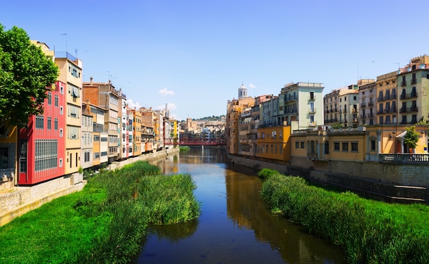 Vista del fiume Onyar a Girona