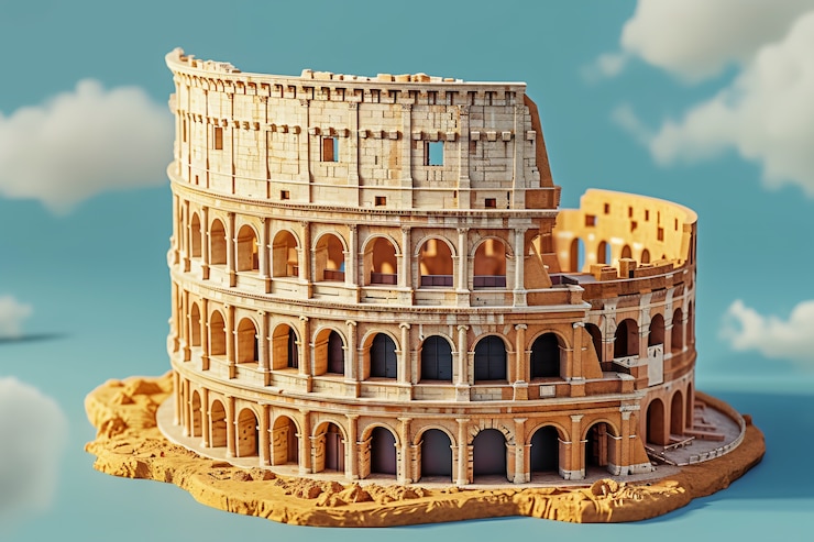 Foto gratuito vista del monumento mondiale per celebrare la giornata del patrimonio mondiale