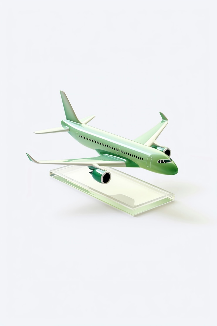 Foto gratuito vista dell'aereo 3d
