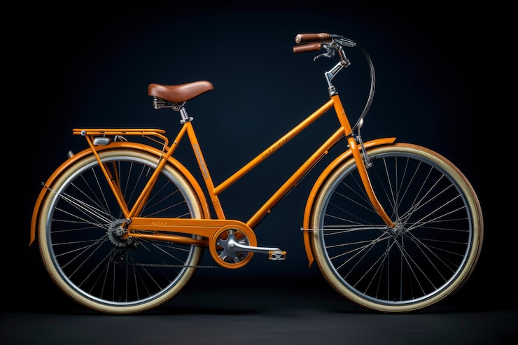 Foto gratuito vista della bicicletta semplice