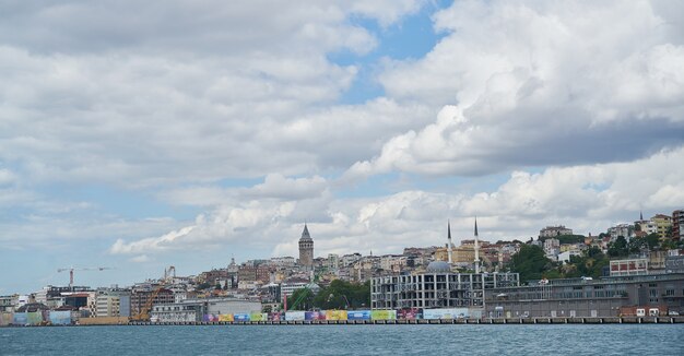 Vista della città dal mare