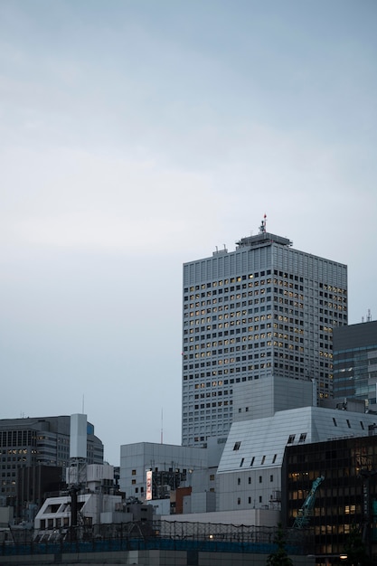 Vista di edifici urbani moderni