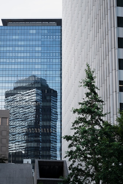 Vista di edifici urbani moderni