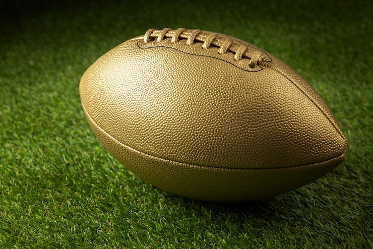 Foto gratuito vista di una palla da football americano