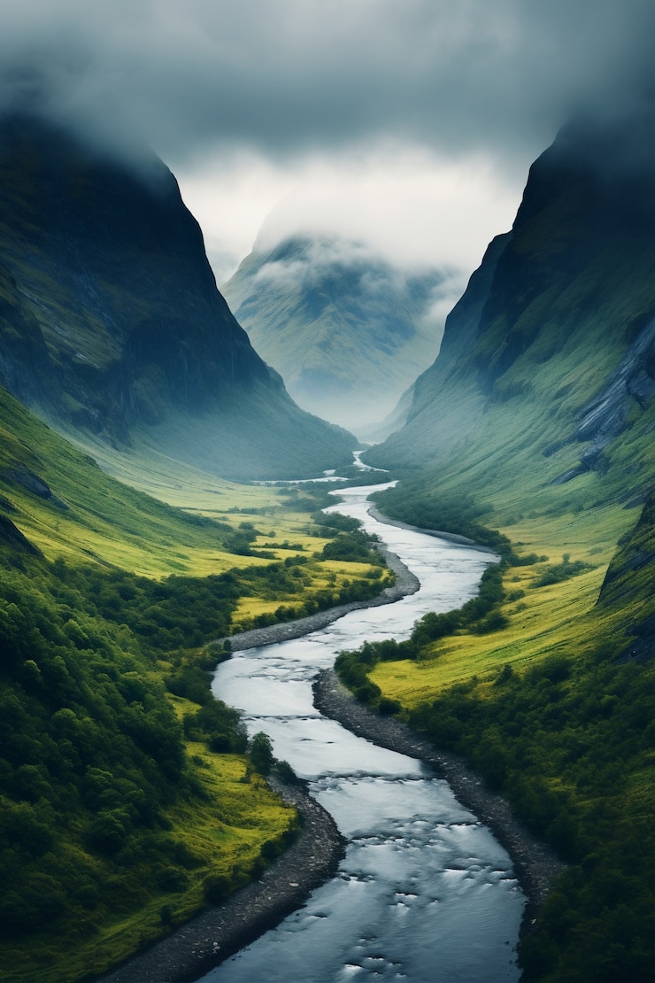 Foto gratuito vista di uno spettacolare paesaggio naturale
