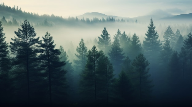 Vista di uno spettacolare paesaggio naturale