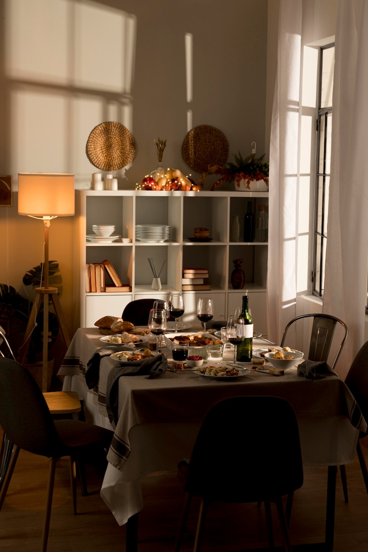 Foto gratuito vista frontale del delizioso pasto del ringraziamento