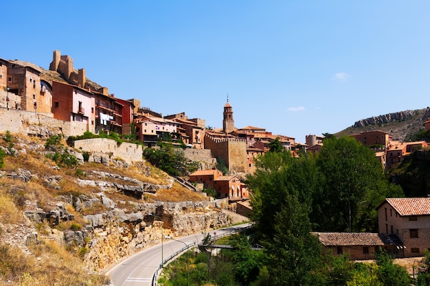 Vista generale di Albarracin