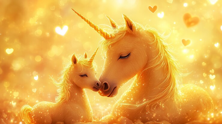 Foto gratuito vista in stile artistico digitale dell'unicorno fantastico