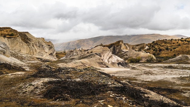 Vista mozzafiato di St-Bathans nell'Isola del Sud, Nuova Zelanda