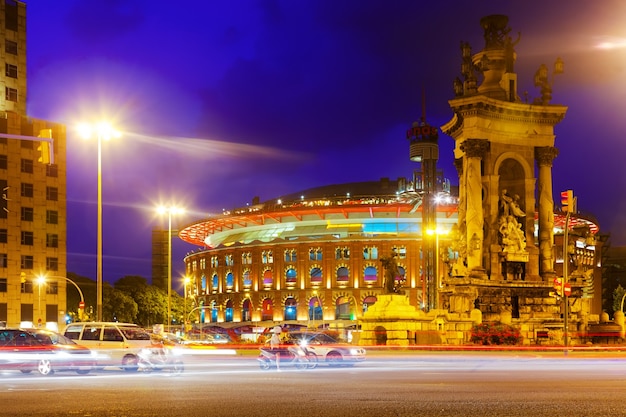 vista serale di Plaza de Espana