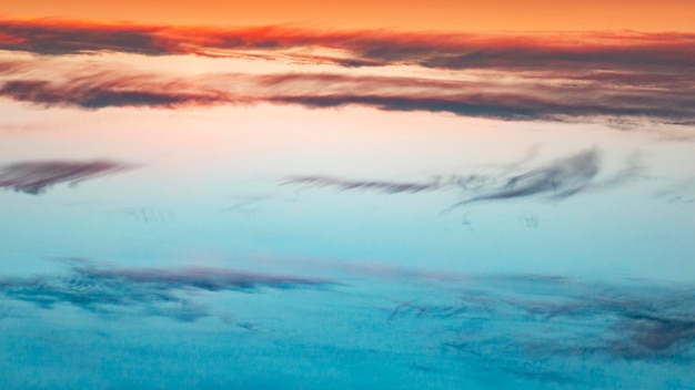 Vista stimolante della luce del mattino