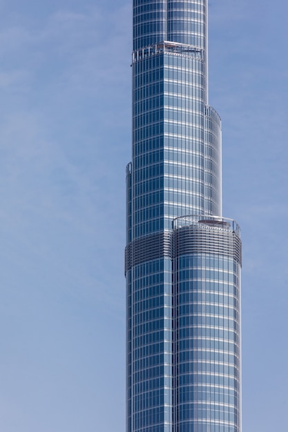 Vista su una torre più alta del mondo Burj Khalifa, Dubai UAE