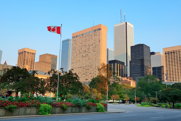 Vista sulla strada di Toronto