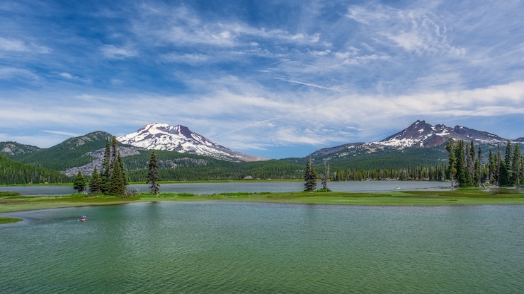 Foto gratuito viste del lago sparks