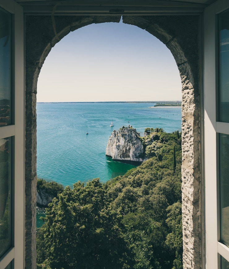 Foto gratuito viste sull'oceano