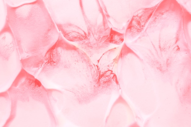 Visualizzazione dettagliata del morbido motivo di progettazione colore rosa con texture