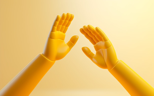 Visualizzazione di mani 3D