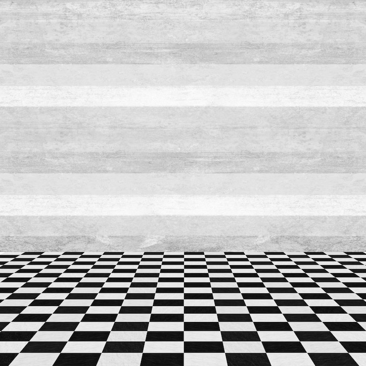Foto gratuito vuoto parete in legno da pranzo e piano quadrato