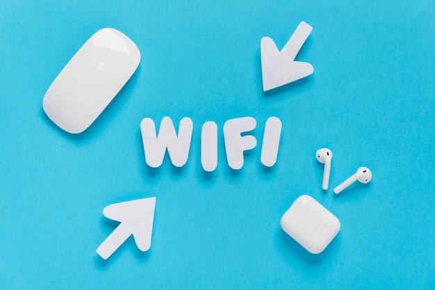 Wifi spiegato con le frecce