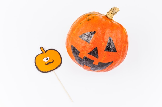 Zucche decorate per Halloween