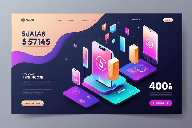 1441 Moderna promozione di Ramadan quadrato web banner per social media applicazioni mobili