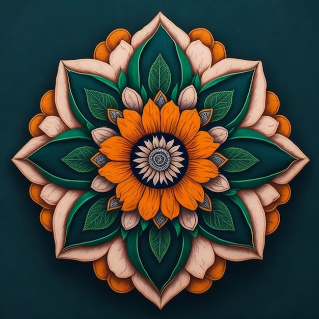 15 agosto Banner del giorno dell'indipendenza indiana con bandiera a forma di fiori e Ashoka Chakra