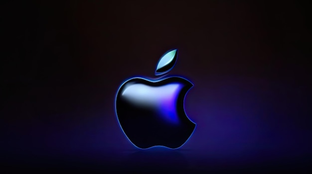 15 Logo Apple sullo sfondo scuro 4k