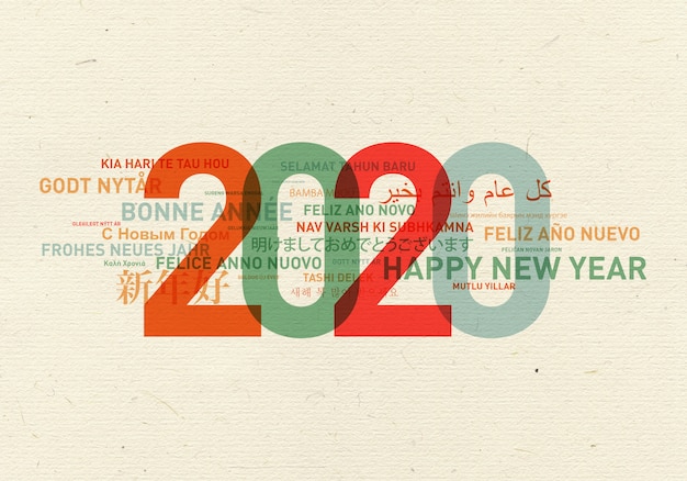 2020 Felice anno nuovo dal mondo