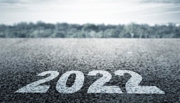 2022 per strada. Felice Anno Nuovo 2022