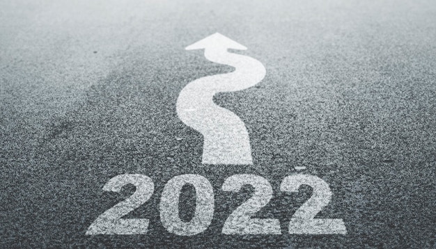 2022 per strada. Felice Anno Nuovo 2022