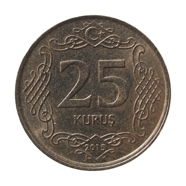 25 Kuru moneta turca