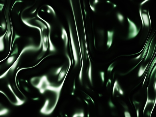 3d astratto iridescente trama ondulata sfondo neon fluido olografico distorsione liquido vibrante superficie di riflessione rendering 3d