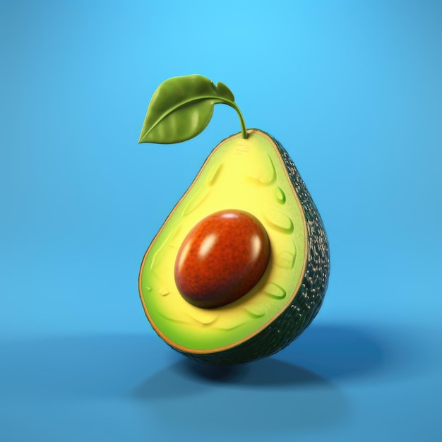 3d avocado