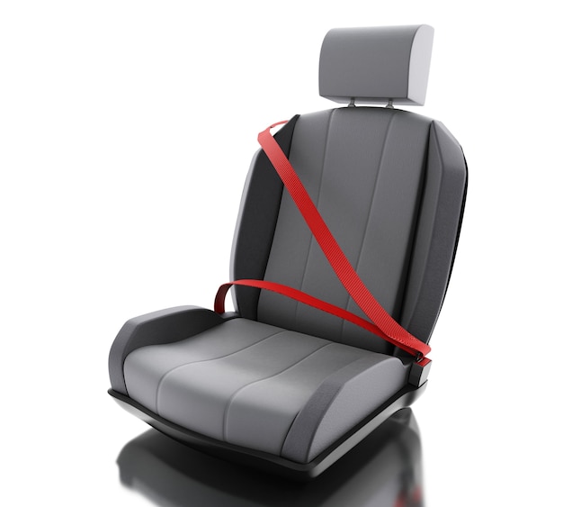 3d Car chair con cintura di sicurezza auto