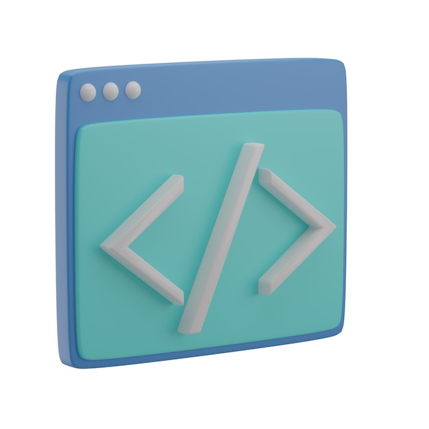 3D Coding Illustration