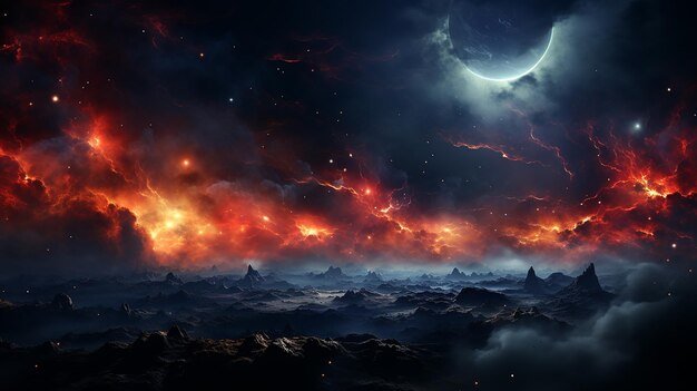 3d_fractal_nebula_space__background_banner_with_blank