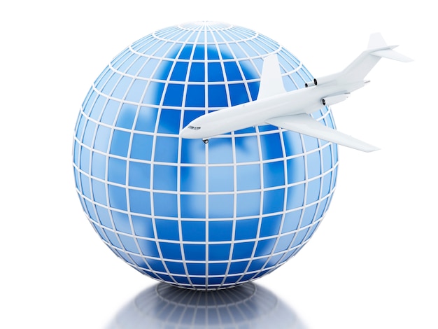 3D Globe e aereo