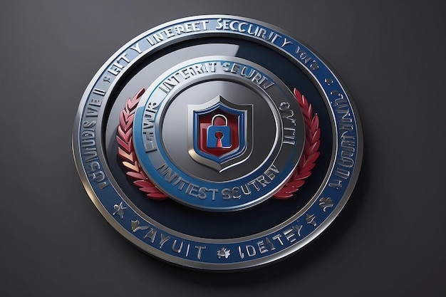 3d internet secirty badge