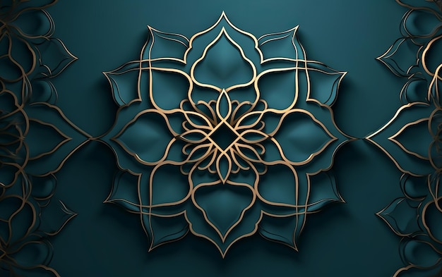 3D islamic_arabic_luxury_pattern_background